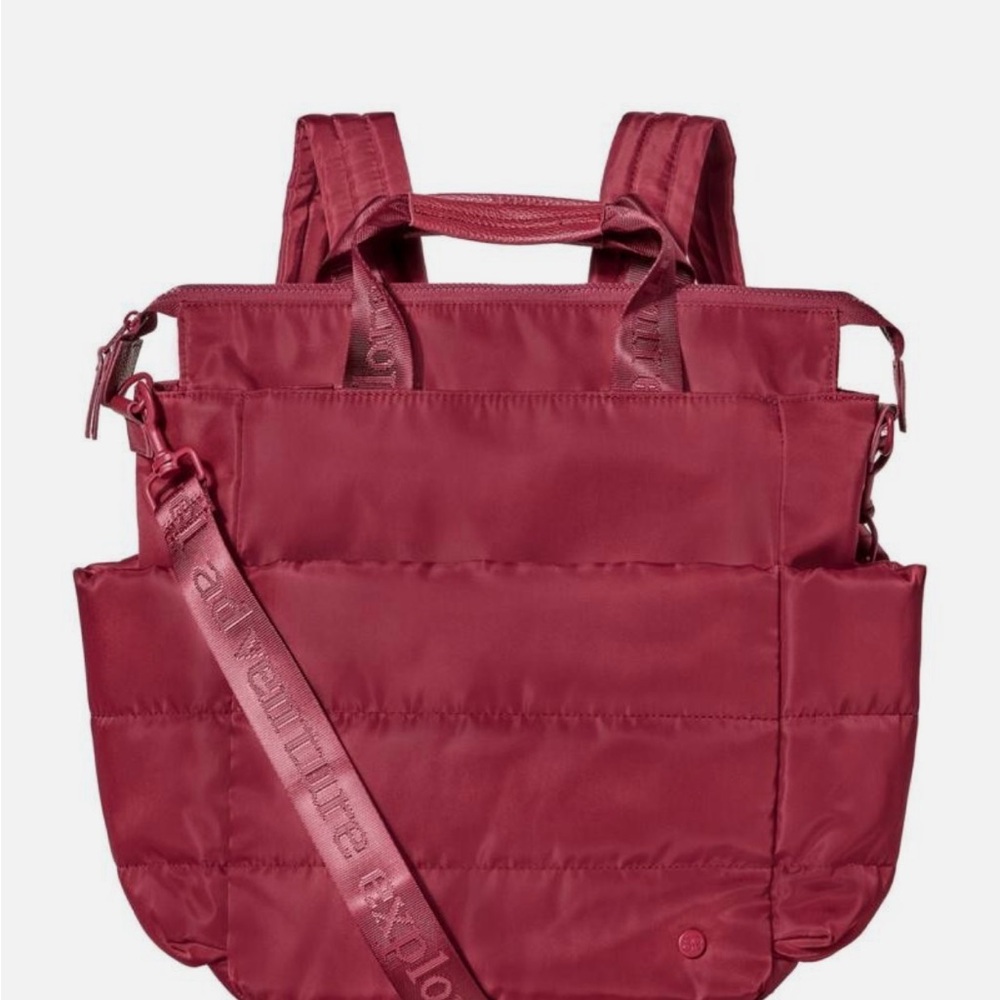 Stylish Burgundy Tote Bag